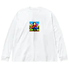 ローグダヨの家のドット君冒険の始まり Big Long Sleeve T-Shirt