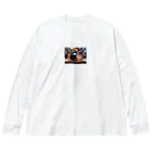 LOVEPOINTBOXのキラキラカメラ Big Long Sleeve T-Shirt