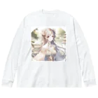 しんがんの繊細なAI美女 Big Long Sleeve T-Shirt