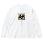 hinn-ketuの１、明日に向かって進むカメ Big Long Sleeve T-Shirt