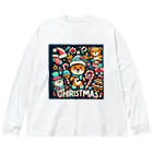 k.a.u.j.7のほのぼのとしたクリスマス Big Long Sleeve T-Shirt