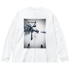 SNOW LIFE JOURNEYのリフトの上で Big Long Sleeve T-Shirt