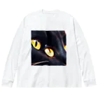 クロネコ屋のクロネコちゃん Big Long Sleeve T-Shirt