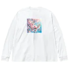 終わらない夢🌈の美しい桜🌸✨ Big Long Sleeve T-Shirt