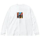 kazhiroの「ロック界の新星！かわいすぎる子猫ちゃんがミュージシャンデビュー！」 Big Long Sleeve T-Shirt