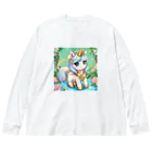 karekore_のかわいいユニコーンのみこ Big Long Sleeve T-Shirt