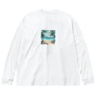 テフラんずのサマービーチ Big Long Sleeve T-Shirt