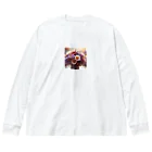 wanwan19711004のフラワーアレンジメント Big Long Sleeve T-Shirt