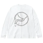 mkumakumaのああ・・・シッポが・・・可愛い猫2024 Big Long Sleeve T-Shirt