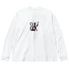 macchonのガラス猫03 Big Long Sleeve T-Shirt