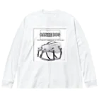 rokkakukikakuのCANOE　DOG　ライフジャケット ビッグシルエットロングスリーブTシャツ