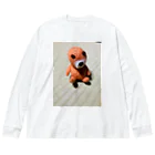 ポメラニアンのアリスくんの謎の生き物 Big Long Sleeve T-Shirt