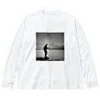 keiryuufly1214の朝焼けの釣り Big Long Sleeve T-Shirt