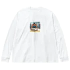 rokki-の腕立てトレーニー Big Long Sleeve T-Shirt