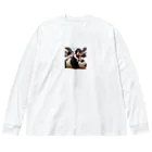 taka-kamikazeのマウントポジション Big Long Sleeve T-Shirt