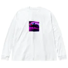 TEPORAの果物を食べるハエ Big Long Sleeve T-Shirt