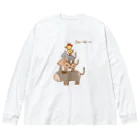 Siderunの館 B2の画伯チックなブレーメンの音楽隊 Big Long Sleeve T-Shirt