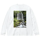 M'sROCKの唐澤の滝 Big Long Sleeve T-Shirt