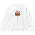 taka-kamikazeの赤ちゃん楽団 ビッグシルエットロングスリーブTシャツ