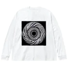 Dexsterのoptical illusion 01 ビッグシルエットロングスリーブTシャツ