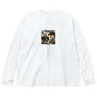 いろいろドラゴンの騎士とドラゴン Big Long Sleeve T-Shirt