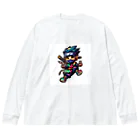 rsrsrsrsrの“Digital Ninja” Big Long Sleeve T-Shirt