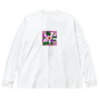 noaru633のドット絵のクレマチス Big Long Sleeve T-Shirt