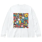 666のユーモアやポップなグッズ2 Big Long Sleeve T-Shirt