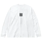 ぽつねん。のあのときのぽつねんの線（黒） Big Long Sleeve T-Shirt