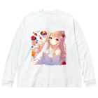 美少女アイテム専門店の美少女㊴ Big Long Sleeve T-Shirt