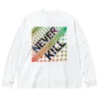 otemochanの【パレスチナ連帯】never kill Big Long Sleeve T-Shirt