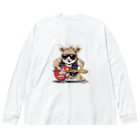 kichi_333のロックに生きるアニマル Big Long Sleeve T-Shirt