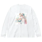 終わらない夢🌈のあなたを想う少女✨ Big Long Sleeve T-Shirt