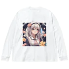 プリンゴブリンの銀髪不思議子さん Big Long Sleeve T-Shirt