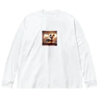 DeeeeDののこぎりのキャラクター Big Long Sleeve T-Shirt