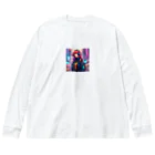 saka7914のサイバー女子 Big Long Sleeve T-Shirt