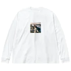 metametamonnのブラジルのリオデジャネイロのコルコバードのキリスト像 Big Long Sleeve T-Shirt