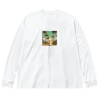 どうぶつやのハワイ　トラック Big Long Sleeve T-Shirt