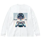 iSysのゲーミング少女ピーシーフォー Big Long Sleeve T-Shirt