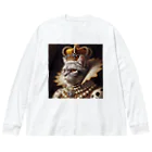 esmeralda64の真珠ねこ　ジョージ3世 Big Long Sleeve T-Shirt