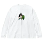 大地の宝物の今日は、ほうれん草で良いですか？ Big Long Sleeve T-Shirt