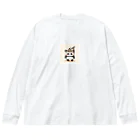 もぐふわアニマルズのふわふわパンダのラーメンワンダーランド Big Long Sleeve T-Shirt