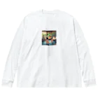 DH＋の江戸時代温泉地での湯治客 Big Long Sleeve T-Shirt