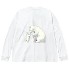 shopi9pi9のシロネコとシロクマ Big Long Sleeve T-Shirt