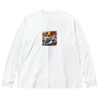 こたつのアメリカンフットボール Big Long Sleeve T-Shirt