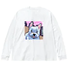 雑貨屋わんわんのかわいいウエスティ Big Long Sleeve T-Shirt