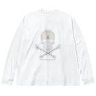 ファンシーTシャツ屋のスワロ風スカル Big Long Sleeve T-Shirt