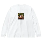 Yleのパンを食べたいハムスター！ Big Long Sleeve T-Shirt