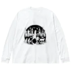 Cat's Canvasの旅する猫 Big Long Sleeve T-Shirt