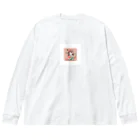 LOEVVEの可愛いメロンさん Big Long Sleeve T-Shirt